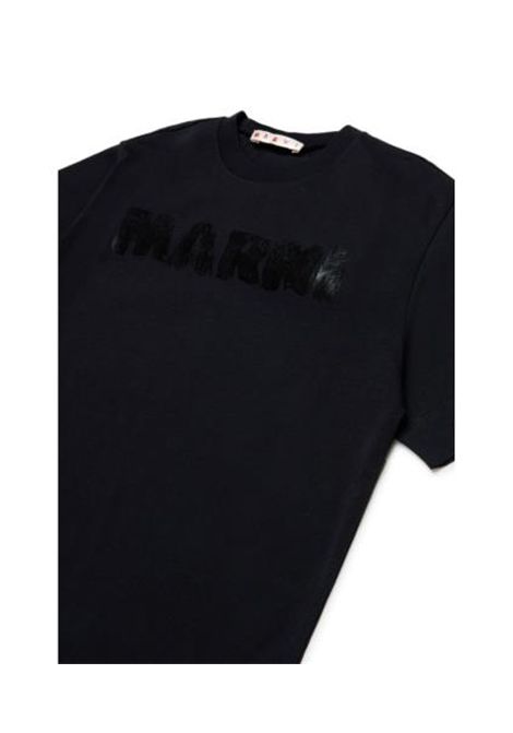 T-shirt con logo MARNI KIDS | M01901 M00Z10M900
